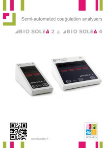 BIO SOLEA 4 and BIO SOLEA 4 coagulation analysers